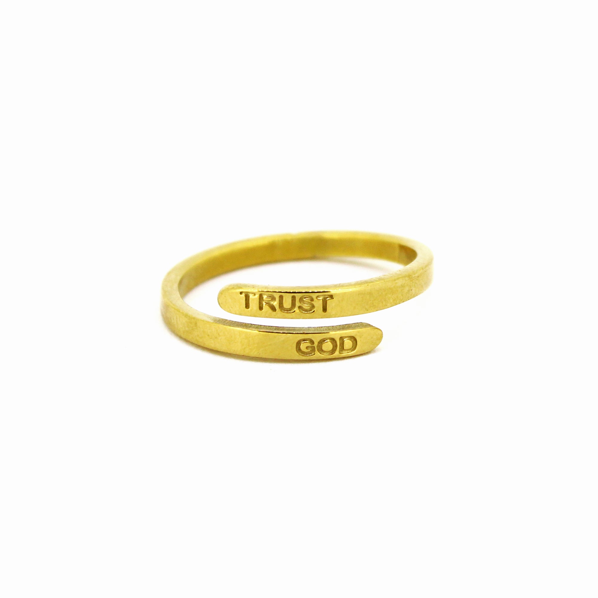 Trust God Ring