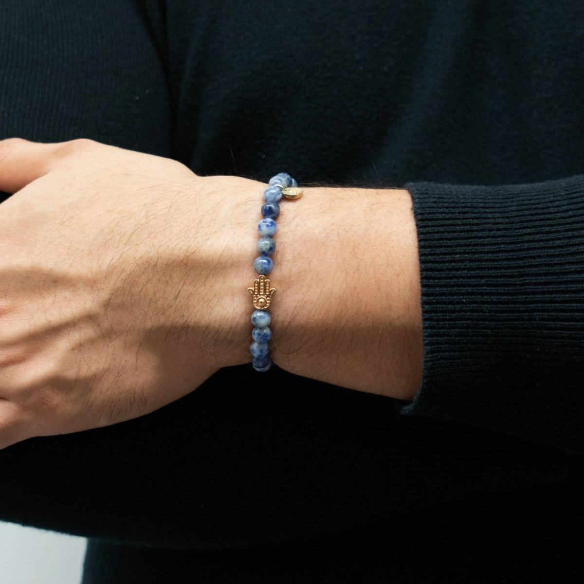 Budoni Blue Marmol Hamsa