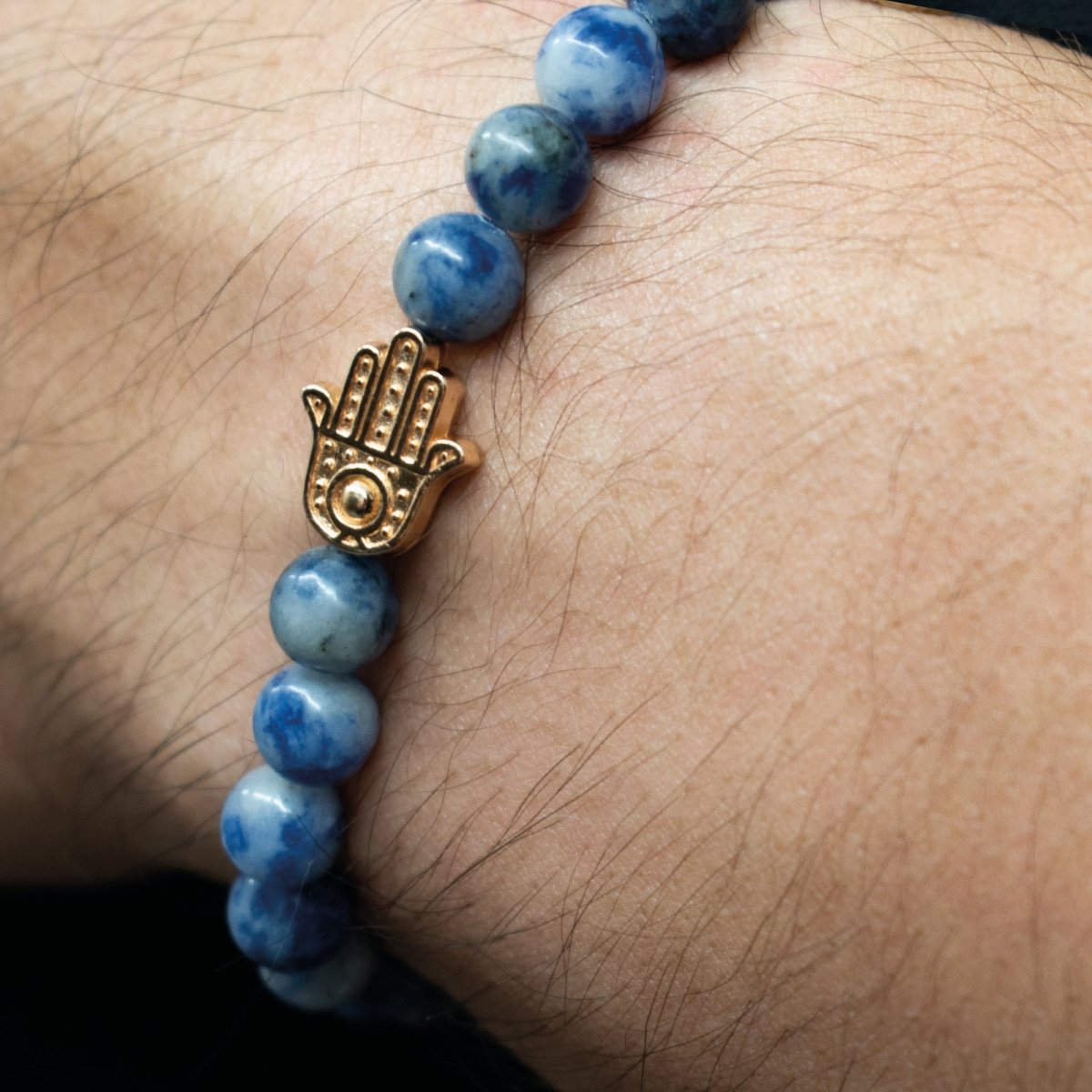 Budoni Blue Marmol Hamsa